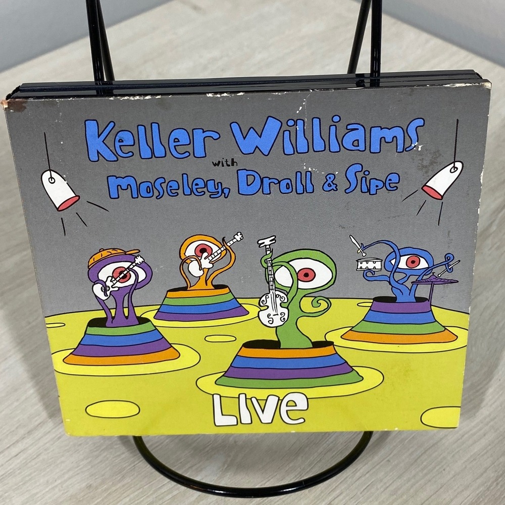 Keller Williams Live Moseley Droll Sipe 2 CD DVD Set 2008 SCI Fidelity Jam Band